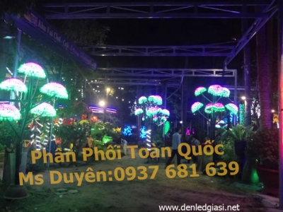 Cây Hoa Đèn led Trang Trí Quán Cà Phê Sông Trăng