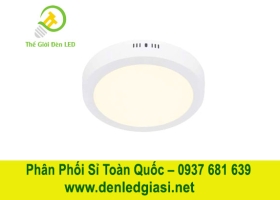 Đèn LED Ốp Trần Đổi Màu Vuông Viền Vân Trắng  MSS-601