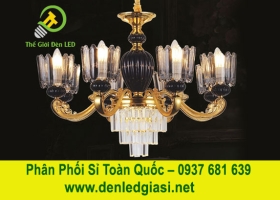 Đèn Chùm Pha Lê Nến CNQT-324 