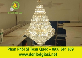 Đèn Chùm Thả Thông Tầng Pha Lê TPL8088 Ø1200