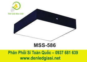 Đèn LED Ốp Trần Đổi Màu Vuông Viền Đen  MSS-586