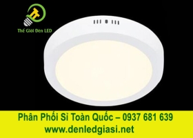 Đèn LED Ốp Trần Đổi Màu Tròn Viền Trắng MSS-534 