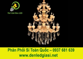 Đèn Chùm Thả Thông Tầng Pha Lê C-2073/15+10+5 