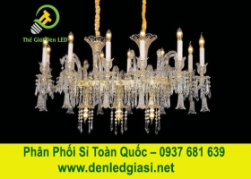 Đèn Chùm Pha Lê Nến CNQT-404 