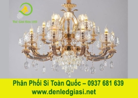 Đèn Chùm Pha Lê Nến DC2208T15