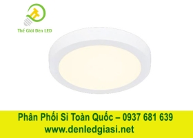 Đèn LED Ốp Trần Đổi Màu Tròn Viền Trắng MSS-551 