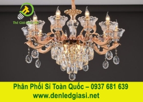 Đèn Chùm Pha Lê Nến DC891T10