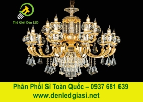 Đèn Chùm Pha Lê Nến CNQT-387 