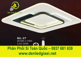  Đèn Mâm Ốp Trần ML-27
