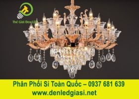Đèn Chùm Pha Lê Nến DC891T15