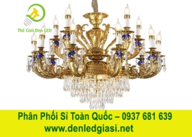 Đèn Chùm Pha Lê Nến DC9047T15