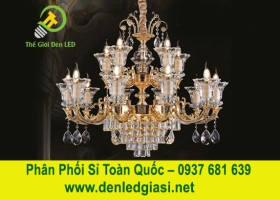 Đèn Chùm Pha Lê Nến CNQT-424 