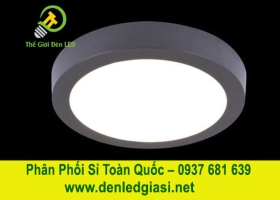 Đèn LED Ốp Trần Đổi Màu Tròn Viền Đen MSS-552 D