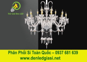 Đèn Chùm Pha Lê Nến DC9146T12