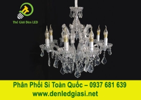 Đèn Chùm Pha Lê Nến DC0088T8 