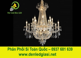 Đèn Chùm Pha Lê Nến DC8860T16