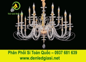 Đèn Chùm Pha Lê Nến CNQT-423 
