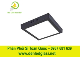 Đèn LED Ốp Trần Đổi Màu Vuông Viền Đen  MSS-626 