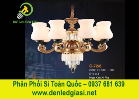 Đèn Thả Phòng Khách Hiện Đại C-72/8 