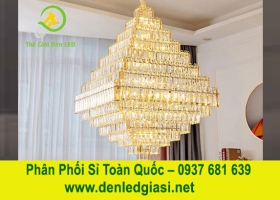 Đèn Chùm Thả Thông Tầng Pha Lê TPL8888