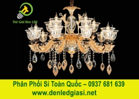 Đèn Chùm Pha Lê Nến CNQT-384 