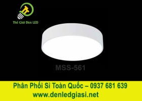 Đèn LED Ốp Trần Đổi Màu Tròn Viền Trắng  MSS-561 