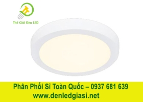 Đèn LED Ốp Trần Đổi Màu Tròn Viền Trắng MSS-553 