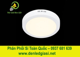 Đèn LED Ốp Trần Đổi Màu Tròn Viền Trắng MSS-531 