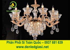Đèn Chùm Pha Lê Nến DC891T8