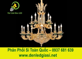 Đèn Chùm Đồng CD-491/10+5 