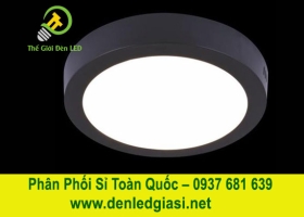 Đèn LED Ốp Trần Đổi Màu Tròn Viền Đen MSS-534 D