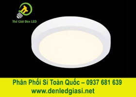 Đèn LED Ốp Trần Đổi Màu Tròn Viền Trắng MSS-552 