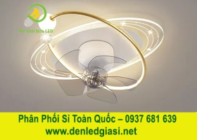 Đèn quạt trần MO-9078/Vàng 