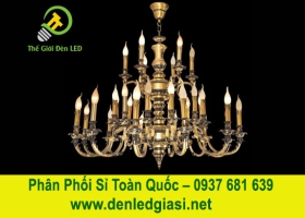 Đèn Chùm Đồng CD-766/24 + 6 