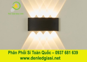 Đèn Vách Ngoài Trời VNT-624-19/Đen 