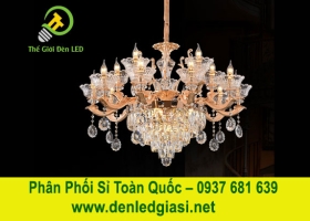 Đèn Chùm Pha Lê Nến DC891T15 