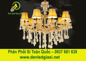 Đèn Chùm Pha Lê Nến CNQT-214 