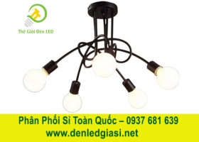 Đèn Thả Trần Hiện Đại TTK18T5 ĐEN 