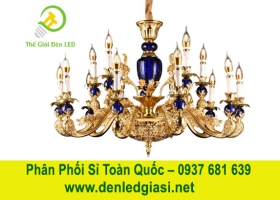 Đèn Chùm Pha Lê Nến DC6066T15 