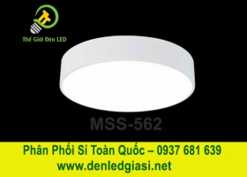 Đèn LED Ốp Trần Đổi Màu Tròn Viền Trắng  MSS-562 