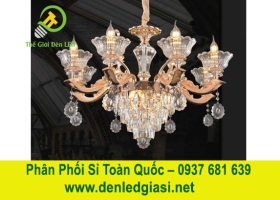 Đèn Chùm Pha Lê Nến DC891T8 
