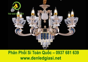 Đèn Chùm Pha Lê Nến DC6018T8