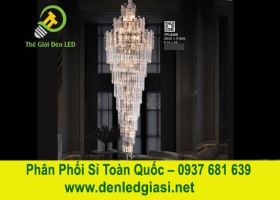 Đèn Chùm Thả Thông Tầng Pha Lê TPL6289