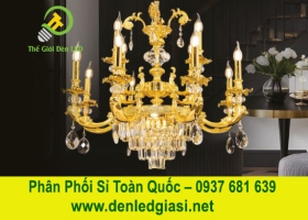 Đèn Chùm Pha Lê Nến CNQT-223 