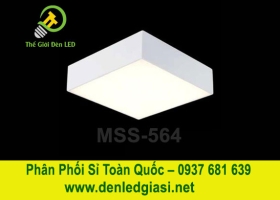 Đèn LED Ốp Trần Đổi Màu Vuông Viền Trắng  MSS-564