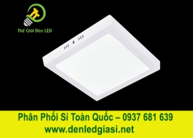 Đèn LED Ốp Trần Đổi Màu Tròn Viền Trắng MSS-536 