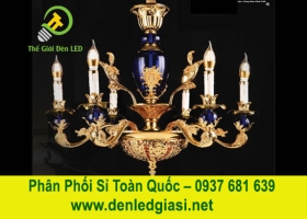 Đèn Chùm Pha Lê Nến DC6066T6