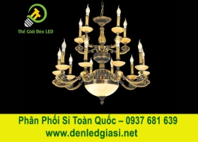 Đèn Chùm Đồng CD-763/10 + 5 