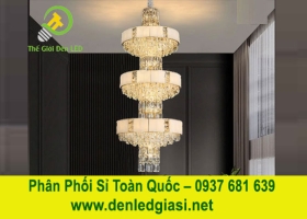 Đèn Chùm Thả Thông Tầng Pha Lê TPL817D1800