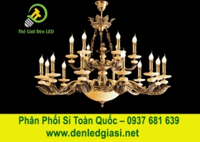 Đèn Chùm Đồng CD-326/12+6